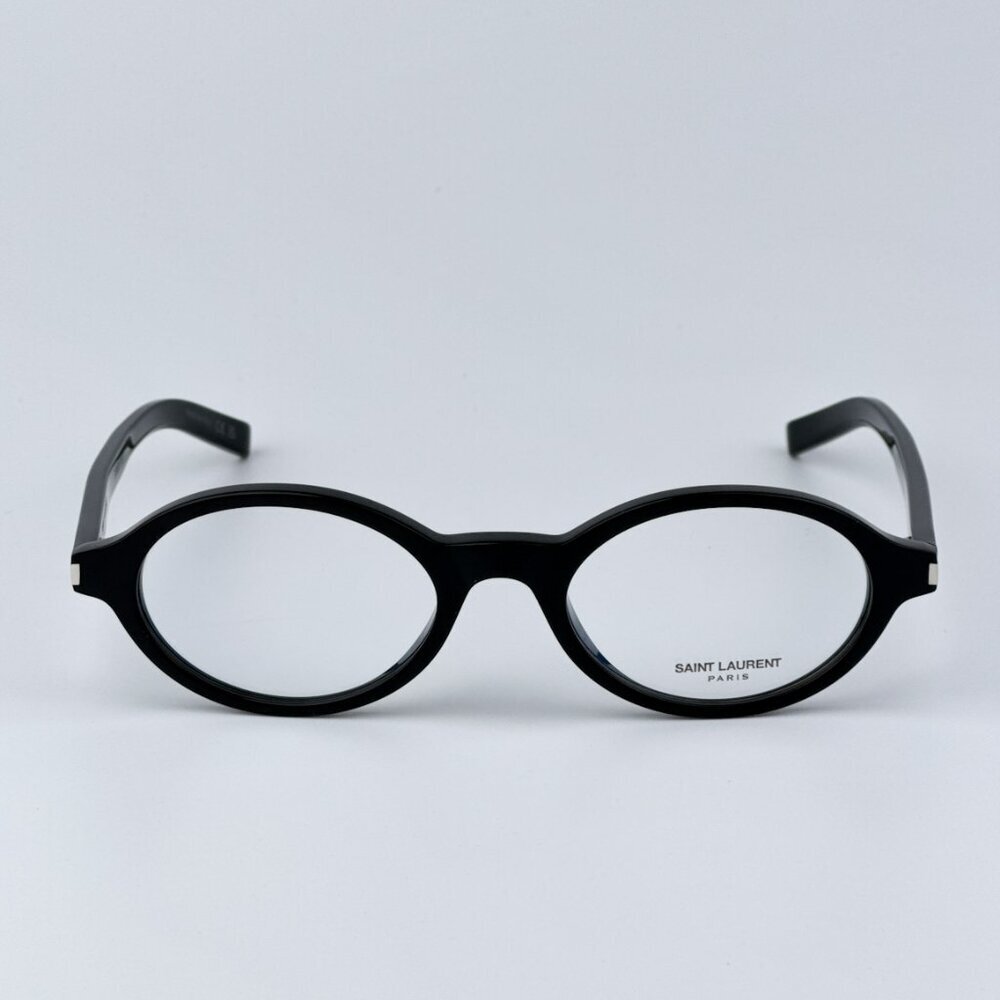 Saint Laurent SL751 JEANNE OPT 001 BRAND NEW Eyeglasses Black Oval Women